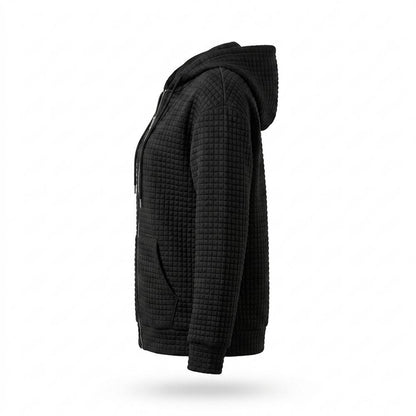 Allsaints Leather - Nisin | Quilted Zip-Up Hoodie Women