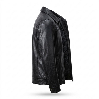 Allsaints Leather - Lyren | Quilted Lined Leather Jacket Men