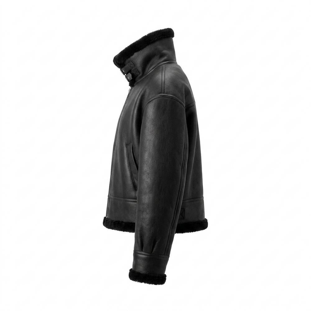 Allsaints Leather - Sopol | Lined Cropped Leather Jacket Unisex