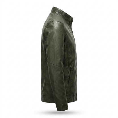 Allsaints Leather - Aawim | Quilted Lined Leather Jacket Men