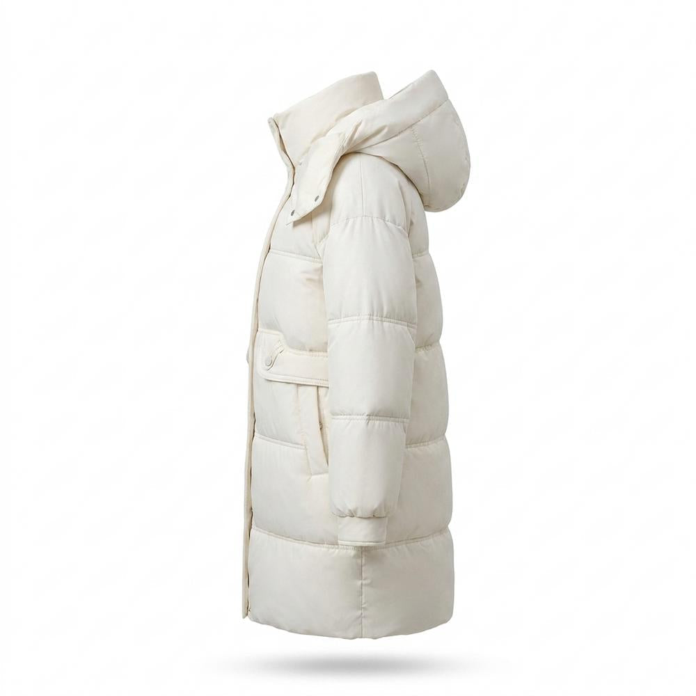 Allsaints Leather - Velev | Padded Hooded Coat Women