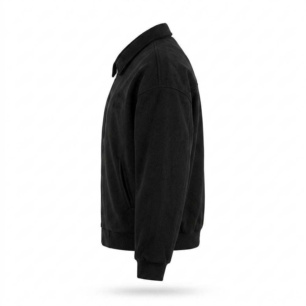 Allsaints Leather - Casel | Sueded Zip-Up Jacket Unisex