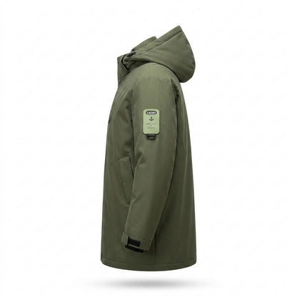 Allsaints Leather - Eldan | Hooded Insulated Jacket Men