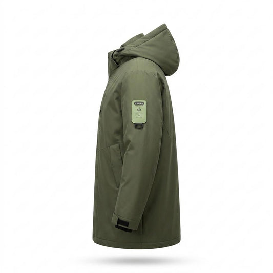 Allsaints Leather - Eldan | Hooded Insulated Jacket Men
