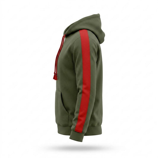 Allsaints Leather - Sanav | Striped Hooded Suit Men