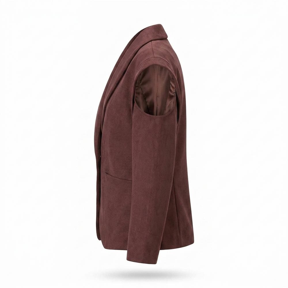 Allsaints Leather - Elmir | Shawl-Lapel Cap-Shoulder Blazer Women