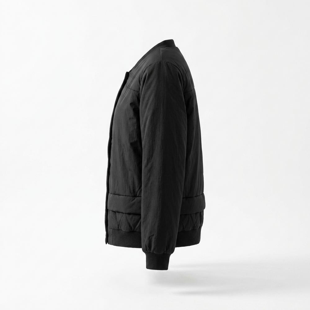 Allsaints Leather - Samir | Quilted Collarless Jacket Women