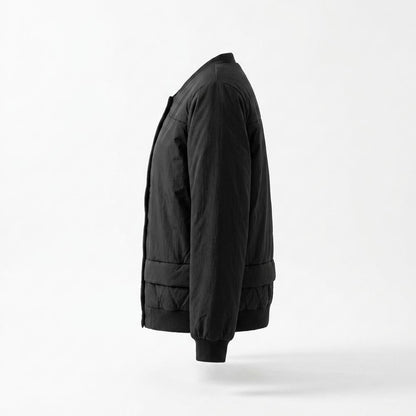 Allsaints Leather - Samir | Quilted Collarless Jacket Women