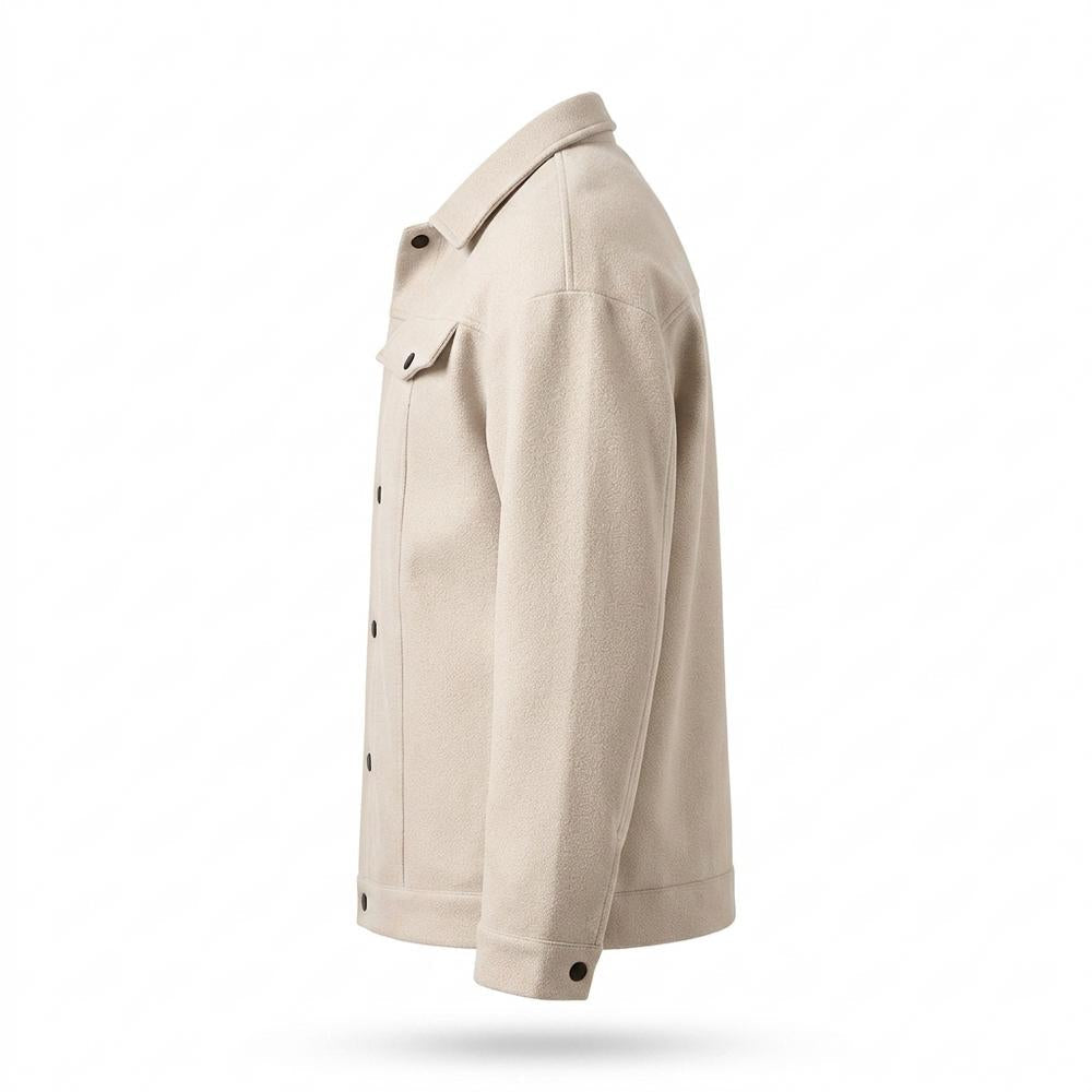 Allsaints Leather - Malin | Structured Wool-Blend Jacket Men
