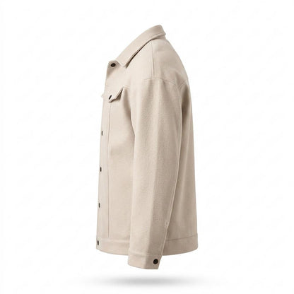 Allsaints Leather - Malin | Structured Wool-Blend Jacket Men