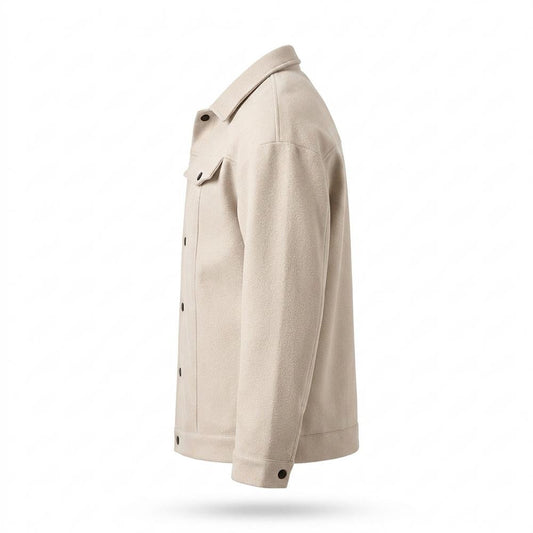 Allsaints Leather - Malin | Structured Wool-Blend Jacket Men