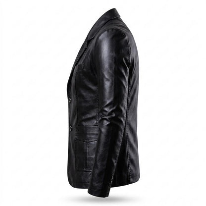 Allsaints Leather - Ramar | PU Leather Tailored Blazer Men