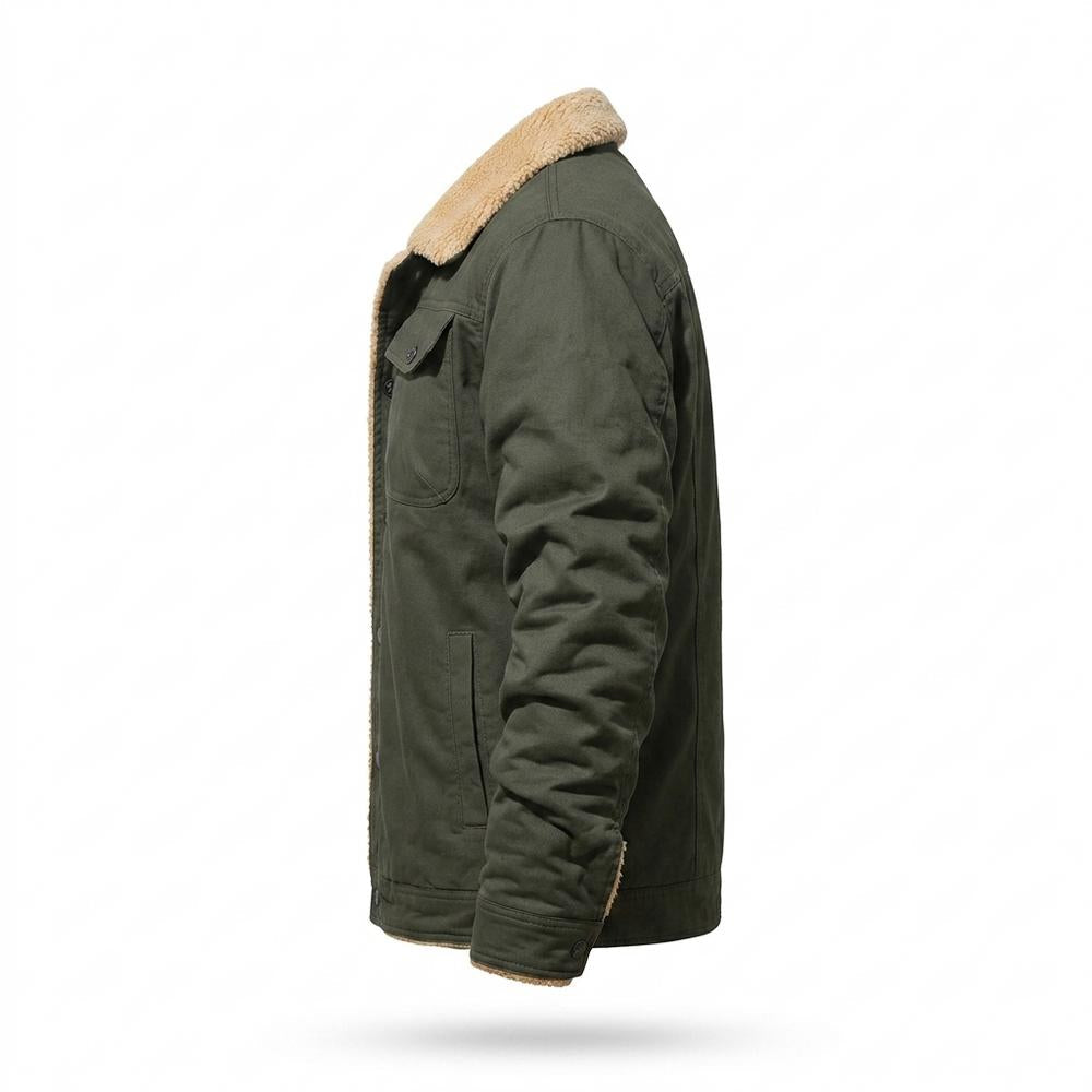 Allsaints Leather - Mitor | Sherpa-Lined Button-Front Jacket Men