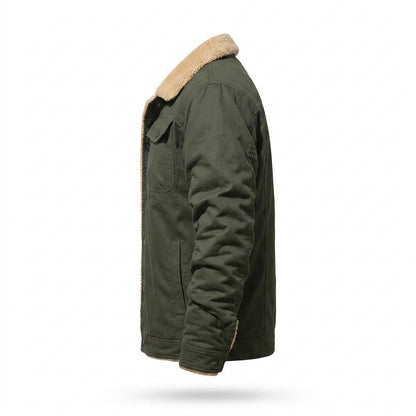 Allsaints Leather - Mitor | Sherpa-Lined Button-Front Jacket Men