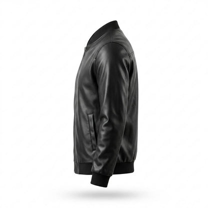 Allsaints Leather - Kuvok | Zip-Up Bomber-Style Leather Jacket Men