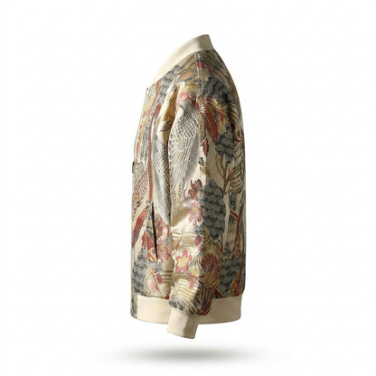 Allsaints Leather - Kafal | Embroidered Zip-Up Jacket Unisex