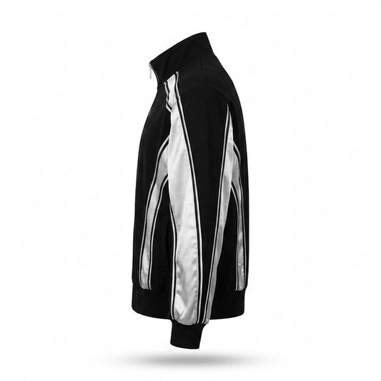 Allsaints Leather - Vinal | Zip-Up Paneled Jacket Men