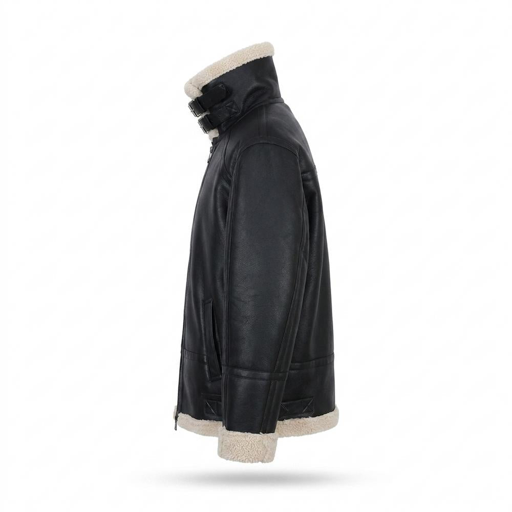 Allsaints Leather - Teruv | Lined High-Collar Jacket Men