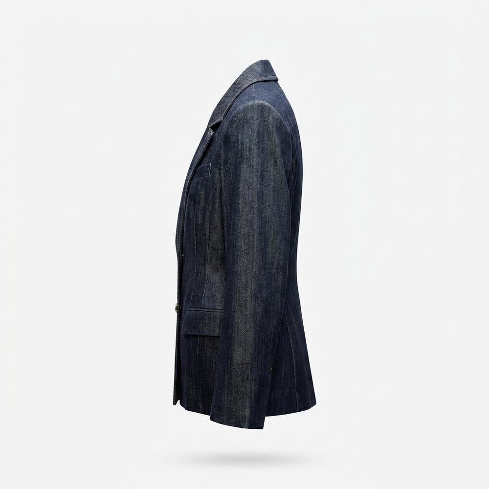 Allsaints Leather - Kesin | Denim Fitted Blazer Women