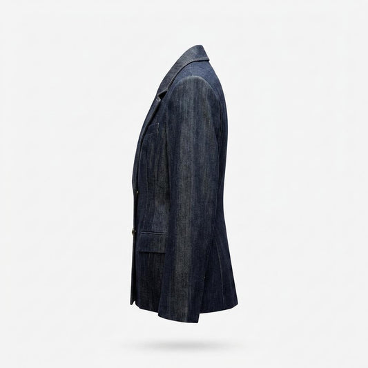 Allsaints Leather - Kesin | Denim Fitted Blazer Women