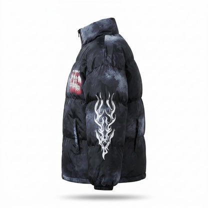 Allsaints Leather - Lemev | Quilted Printed Jacket Unisex