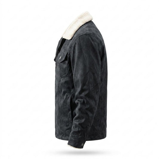Allsaints Leather - Arken | Sherpa-Lined Zip-Up Jacket Men