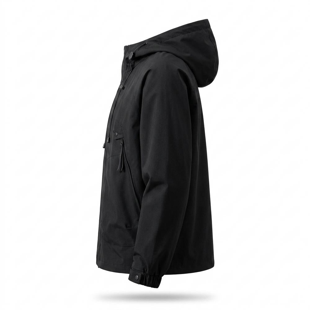 Allsaints Leather - Rasol | Hooded Zip-Up Jacket Men