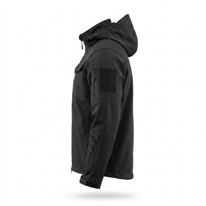 Allsaints Leather - Nelar | Hooded Softshell Jacket Men