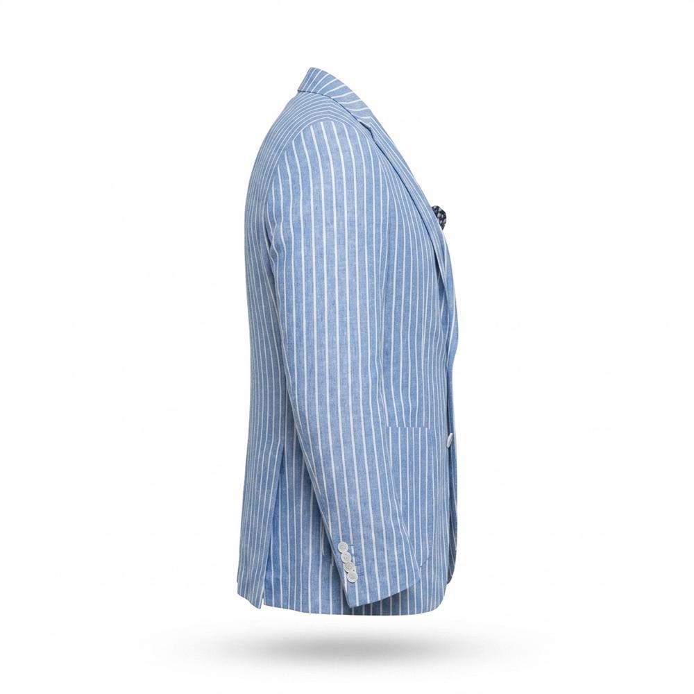 Allsaints Leather - Kavar | Striped Tailored Blazer Men