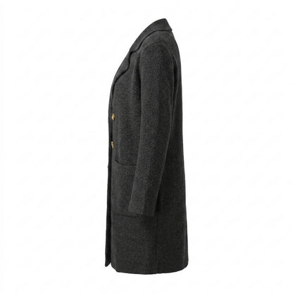 Allsaints Leather - Karev | Textured Button-Front Coat Women
