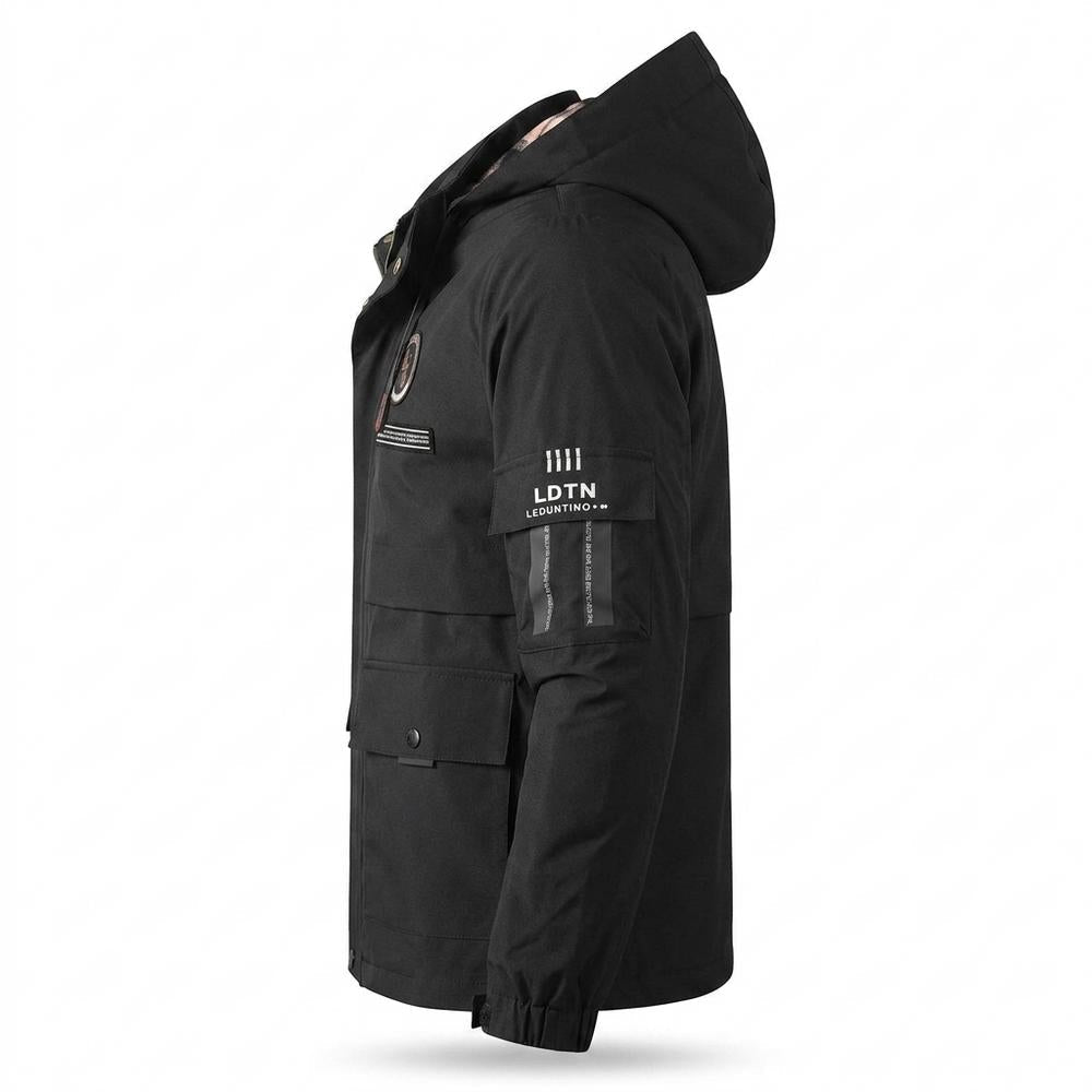 Allsaints Leather - Nerel | Hooded Functional Jacket Men
