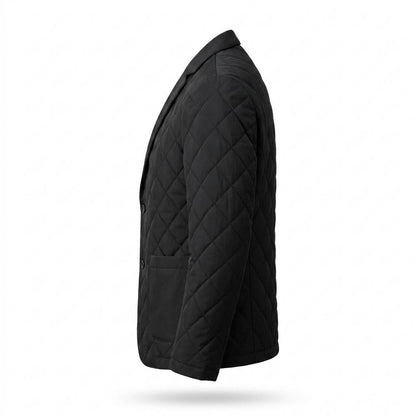 Allsaints Leather - Kaser | Quilted Tailored Blazer Men
